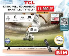 TCL 43L5A 43 İNÇ FULL HD ANDROİD SMART LED TV AKILLI TELEVİZYON